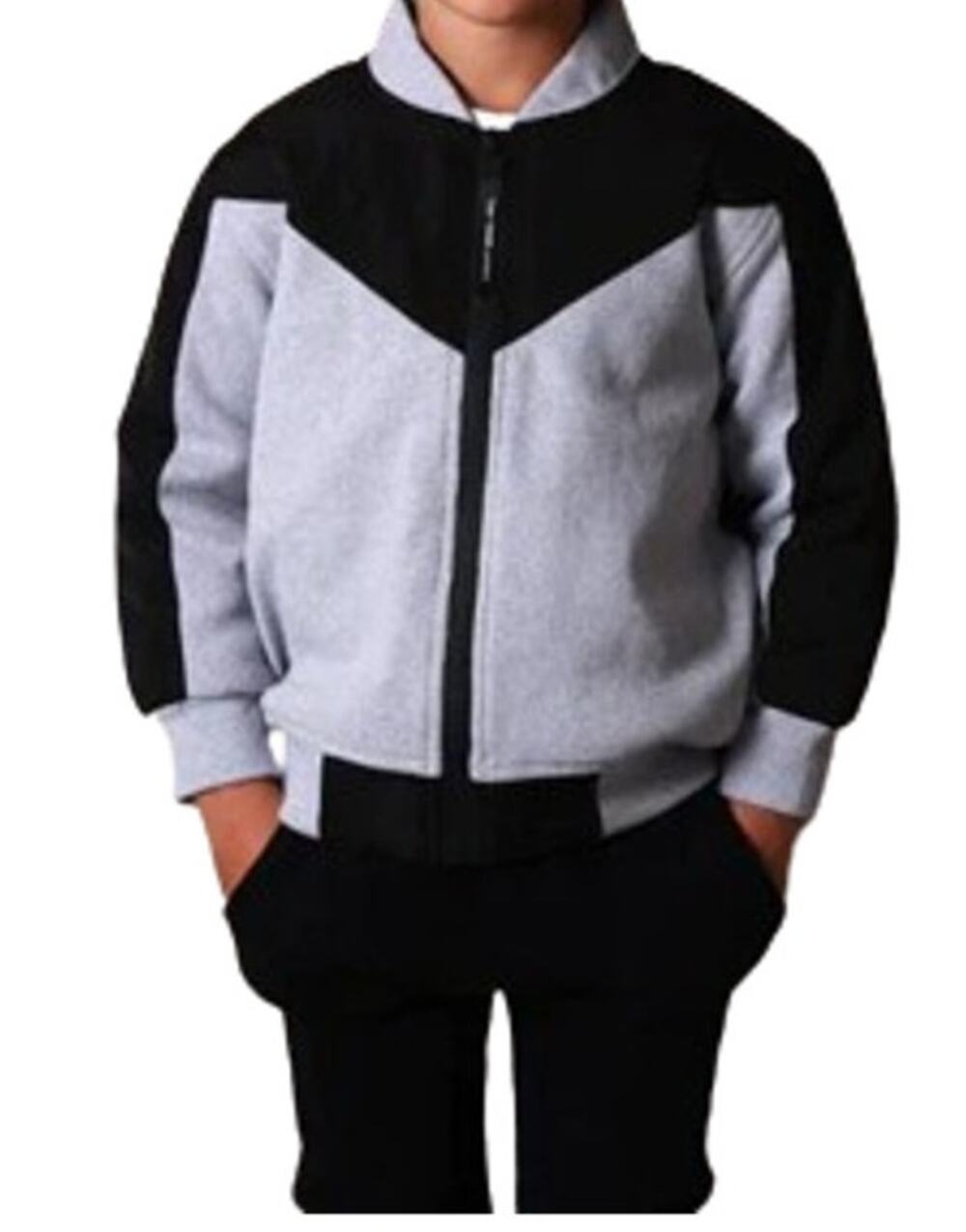 Nwt TINY TRIBE ~ ( Nordstroms) Kid's Segment Bomber Jacket Size 6X-7